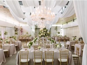 How many guests can a wedding venue accommodate?